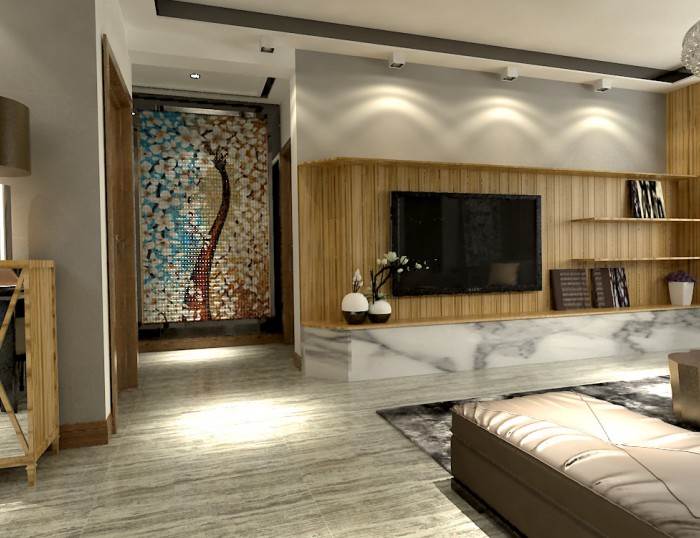 煙臺裝修案例—翡翠明珠裝修效果圖